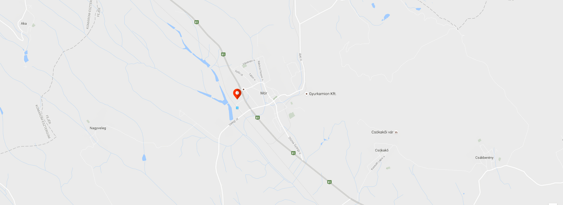 kiado raktar mor terkep